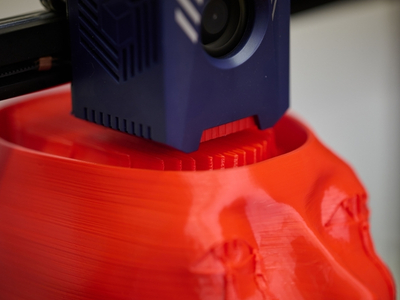 3D printing process used in manufacturing synthetic anatomical models for medical simulation